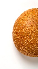 Round sesame seed bun (2)