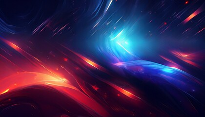 dark blue and red abstract background with glowing lights