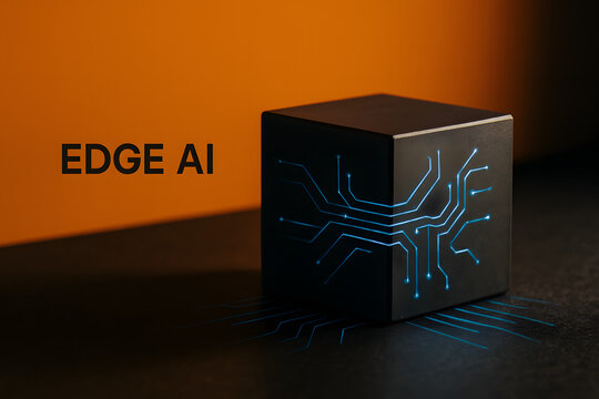 Edge AI Vision with Glowing Nodes for Decentralized Artificial Intelligence Applications