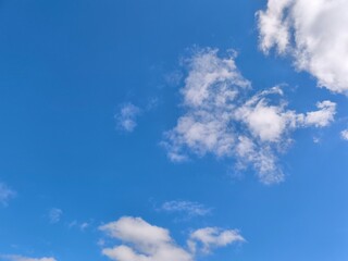 Sunner beautiful blue sky with white clouds. White Clouds on blue sky
