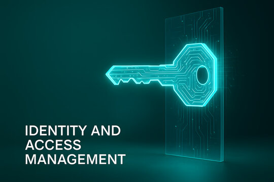 Holographic IAM Key with Digital Projection for Identity and Access Management - Powered by Adobe