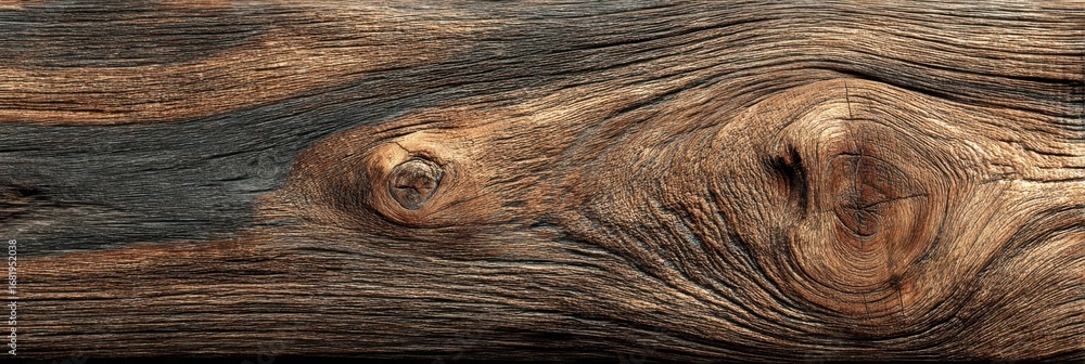 Poster rustic wooden texture showcasing natural patterns and grains under soft light in a warm setting