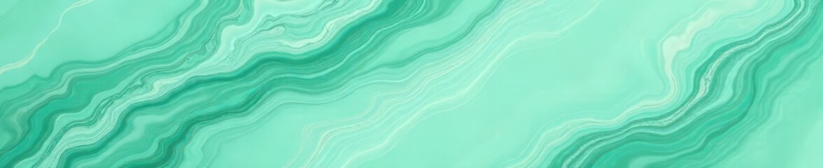 Obraz premium Abstract mint green marble texture with swirling veins , backdrop, veins