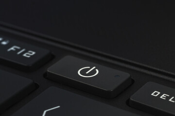 Close-up and full view of a modern computer keyboard