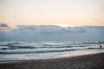 Obraz premium sunset on the beach