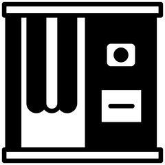 Photo Booth Icon Relate To Commerce, Shopping And Mall, Use For Modern Concept, Ui, Ux Web And App Development.
