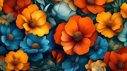 Graceful marigold petals glowing softly with radiant floral elegance picture