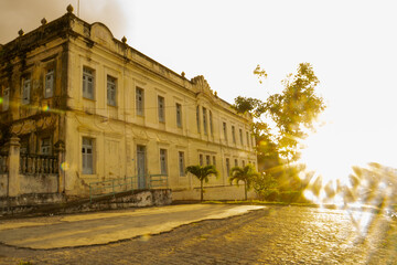 Fototapeta premium IGREJA ANTIGA NA CIDADE DE BANANEIRAS A CIDADE DO FRIO NO NORTESTE (OLD CHURCH IN THE CITY OF BANANEIRAS, THE COLD CITY IN THE NORTH EAST)
