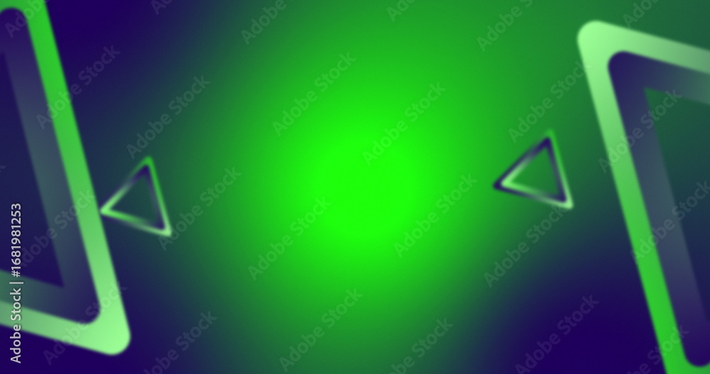 Poster abstract geometric shapes with vibrant colors. - loop 3d background