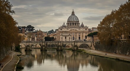 Fototapeta premium St. Peters Basilica in Rome.