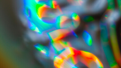 Abstract holographic blur background, colorful rainbow liquid gradients, dreamy iridescent texture