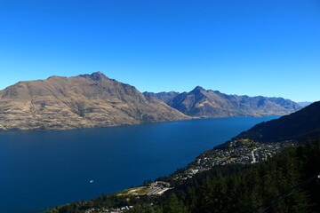 Naklejka premium クイーンズタウン（ニュージーランド）