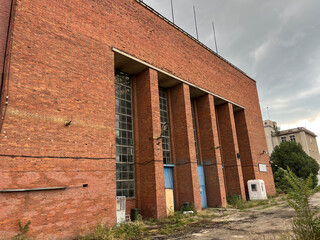 Red Brick Industrial Building