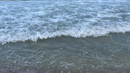 Ocean Waves on Sandy Beach