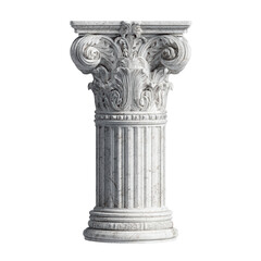 Obraz premium Elegant Marble Column Classical Architecture Design