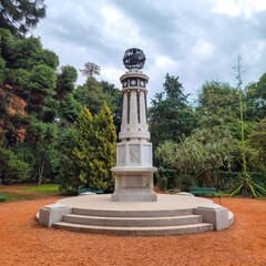 Armillary Sphere Monument at Carlos Thays Botanical Garden, Buenos Aires