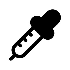 Dropper icon for medical use
