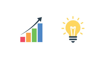 An innovative lightbulb icon for a creative business solution
