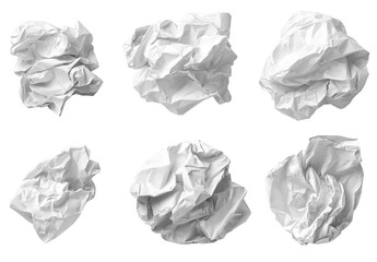 Crumpled Paper Balls