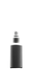 A simple, gray, spray bottle