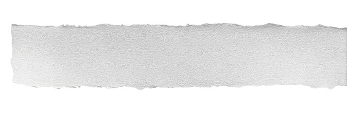 A ripped piece of white paper or tape