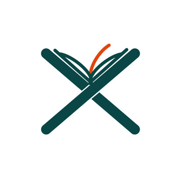 Minimalist Muslim Quran Stand Icon