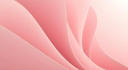 Soft pink abstract wave design with smooth flowing curves and gentle gradients, evoking calmness and elegance. Perfect for modern backgrounds, digital art, wallpapers, and creative projects.