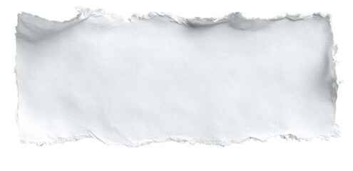 Ripped white paper