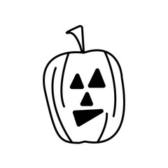 halloween pumpkin head