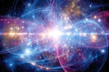 Abstract Cosmic Space Energy Explosion