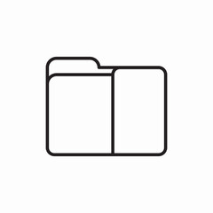 icon vector binder folder 