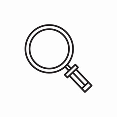 icon vector magnifying,glass  loupe