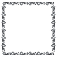 frame with floral ornament