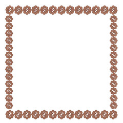 frame with floral ornament