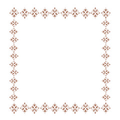 frame with floral ornament