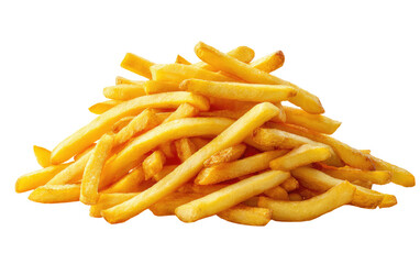 A large pile of golden-brown french fries