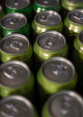 lote de latas de refresco 