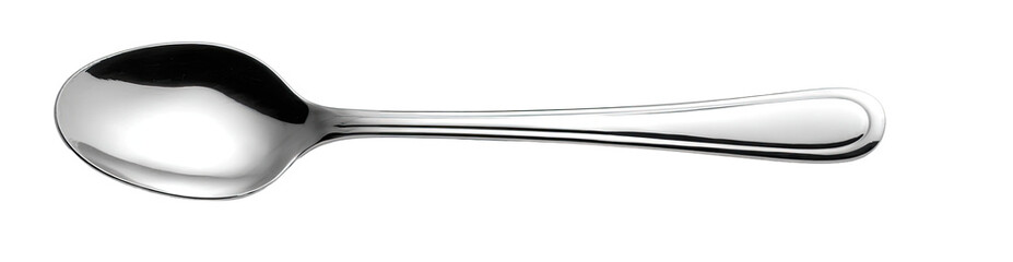 Polished, stainless steel, small serving spoon