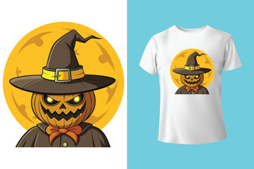 Happy Halloween t shirt design template