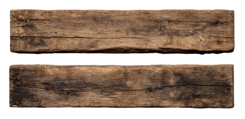 Two weathered wooden planks (6)