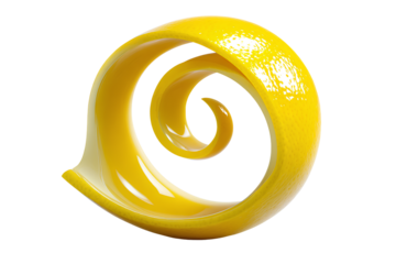 Elegant Citrus Peel Swirl