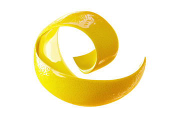 Elegant Citrus Peel Swirl