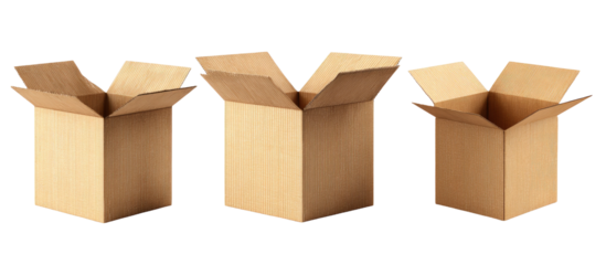 Three open cardboard boxes (21)