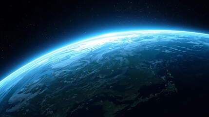 Fototapeta premium earth and sun