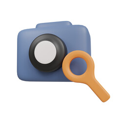 3d render icon search via image