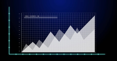 Showing Cartesian grid translucent peaks on UI, turquoise axes and data label -28864