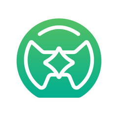 steering ai gradient icon