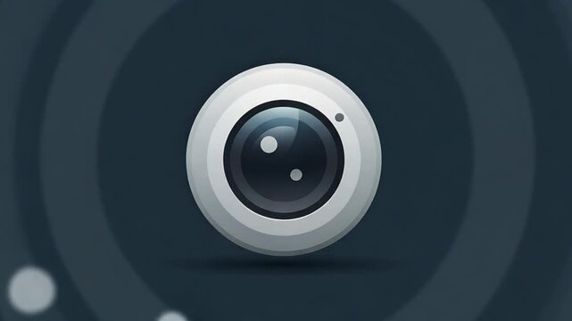 video camera clipart animated digital eye lens icon