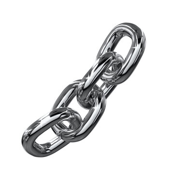 3d chrome icon Chain