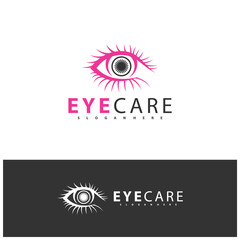 Eye Logo design vector template. Colorful media icon. Vision Logotype concept idea